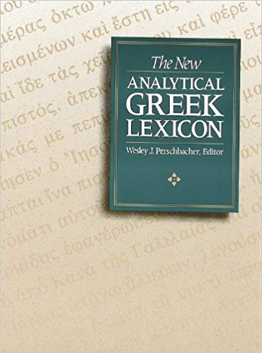 New Analytical Greek Lexicon