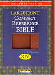 KJV Large Print Compact Reference Bible Imitation Leather Expresso