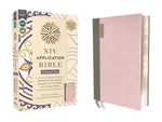 NIV Application Personal Size Bible (Comfort Print)-Pink Leathersoft
