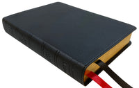 NASB Large Print Compact Bible, 1995 text, Black leathertex