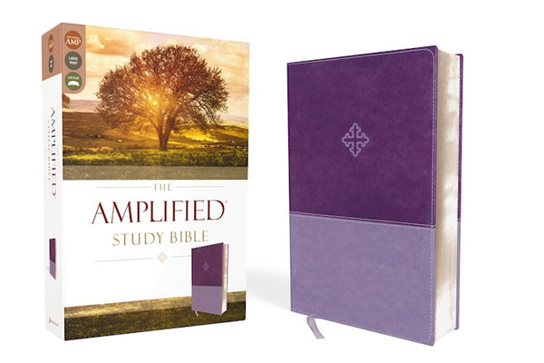 Amplified Study Bible Leathersoft Purple