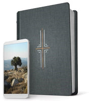 NLT Filament Bible Gray Hardcover
