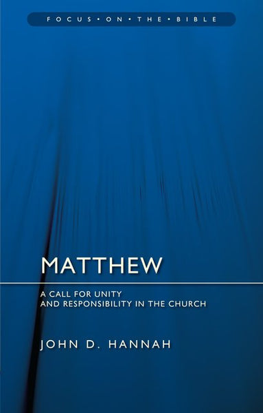 Matthew: Focus on the Bible - Release date Jan. 2024