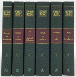 Matthew Henry's Commentary on the Whole Bible 6 volume set
