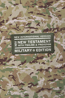 NIV New Testament, Psalms and Proverbs Camo, Military Edition