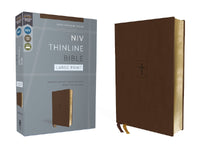 NIV, Thinline Bible, Large Print, Red Letter, Comfort Print