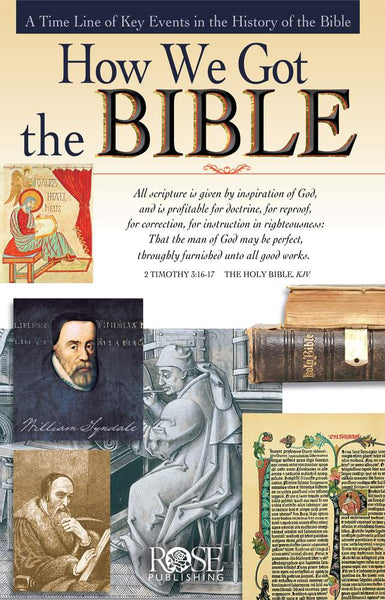 How We Got the Bible - Fold Out Pamphlet