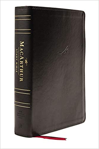 NASB MacArthur Study Bible Black Indexed