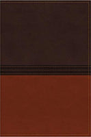 NASB MacArthur Study Bible Imitation Leather Brown/Orange