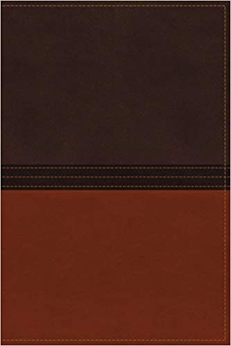 NASB MacArthur Study Bible Imitation Leather Brown/Orange