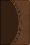 KJV Personal Size Giant Print Reference Bible-Chocolate/Brown LeatherSoft