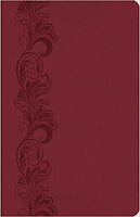KJV Burgundy Leathersoft Personal Size Giant Print Reference Edition