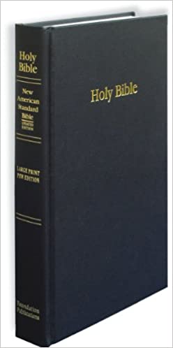 NAS Large Print Pew Bible (old edition, 1 left)