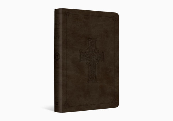 ESV Value Compact Bible Trutone, Olive, Celtic Cross