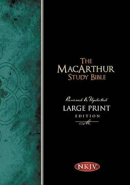 NKJV MacArthur Study Bible/Large Print-Hardcover