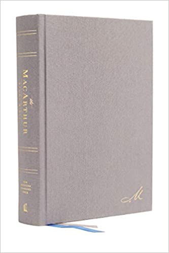 NASB MacArthur Study Bible 2nd Edition Hardcover Gray
