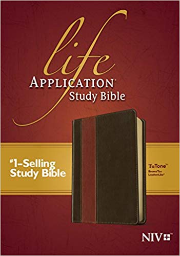 NIV Life Application Study Bible TruTone Brown/Tan Imitation Leather