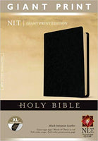 NLT Giant Print Bible Black Imitation Leather