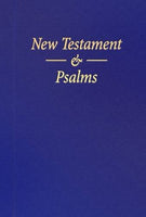 KJV Pocket New Testament & Psalms Blue Softcover