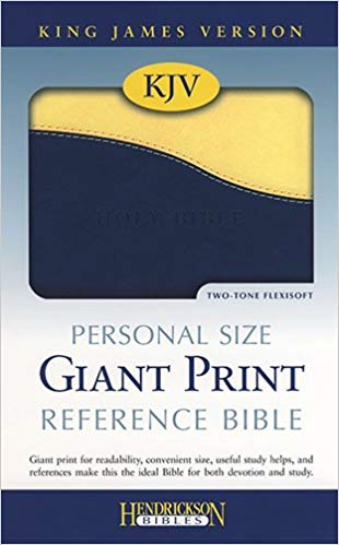 KJV Personal Size Giant Print Reference Bible