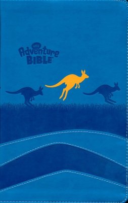 NASB Adventure Bible (Full Color) (Comfort Print)-Blue Leathersoft