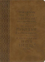 Journal-For I Know The Plans/Tan Twirl-LuxLeather