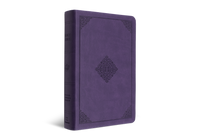 ESV Large Print Personal Size Bible TruTone®, Lavender, Ornament Design