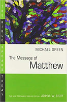 Message of Matthew (Bible Speaks Today Series)