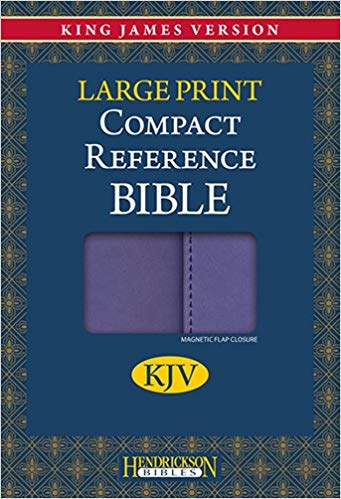 KJV Large Print Compact Reference Bible Lilac Flexisofe