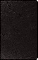 ESV Large Print Thinline Bible Genuine Leather, Black