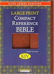 KJV Large Print Compact Reference Bible Imitation Leather Expresso