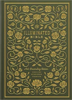 ESV Illuminated Bible Art Journaling Edition Green Hardcover