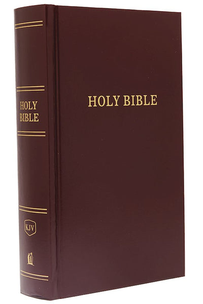 KJV Pew Bible Burgundy Hardcover