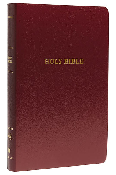 KJV Gift & Award Bible (Comfort Print)-Burgundy Leatherflex
