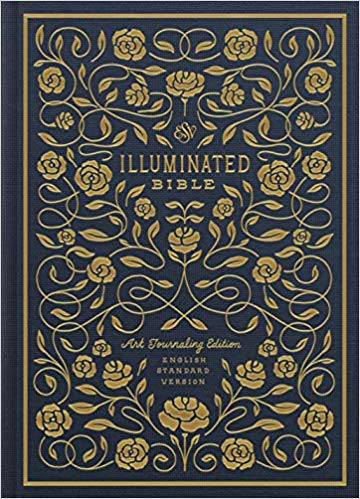 ESV Illuminated Bible Art Journaling Edition Cloth over Board Navy