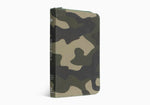 ESV Compact Bible  Canvas with Zipper, Camo Design