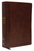 NKJV Study Bible -Mahogany Leathersoft