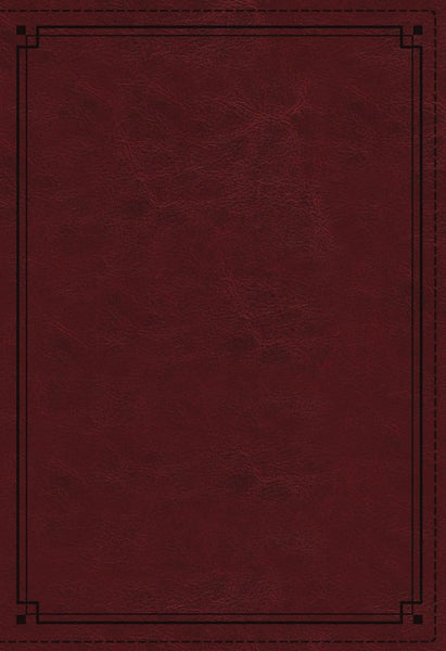NKJV Study Bible (Comfort Print)-Crimson Leathersoft Indexed