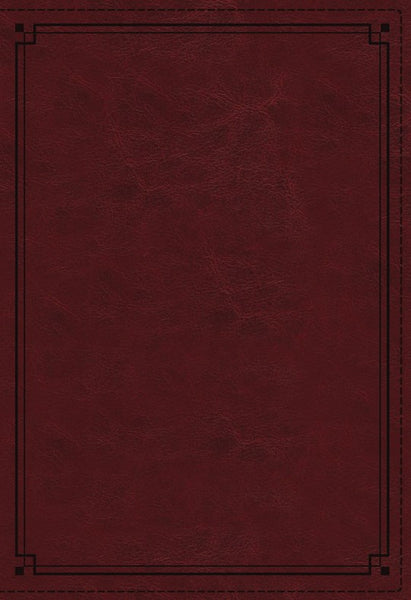 NKJV Study Bible (Comfort Print)-Crimson Leathersoft Indexed