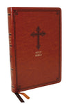 KJV Thinline Bible Brown Leathersoft