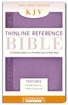 Thinline Reference Bible-KJV Imitation Leather Lilac