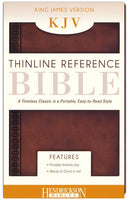 Thinline Reference Bible-KJV Imitation Leather Chestnut Brown