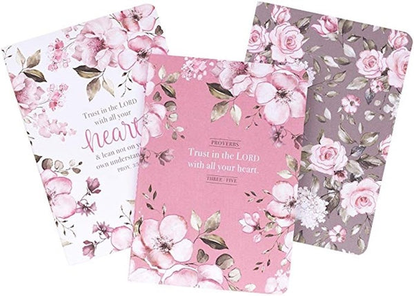 Notebook Set-Trust In The Lord (Set Of 3)