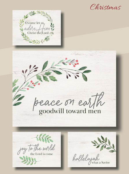 Boxed Christmas Cards-God's Praise w/Scripture (Box Of 12)