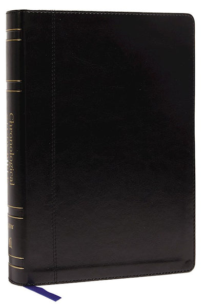 NIV Chronological Study Bible-Black Leathersoft