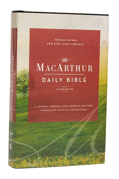 NKJV The MacArthur Daily Bible (2nd Edition) (Comfort Print)-Hardcover