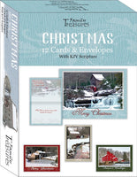 Boxed Christmas Cards - Christmas Grist Mills  (Box Of 12)