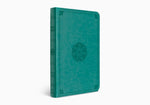 ESV Large Print Value Thinline Bible  TruTone®, Turquoise, Emblem Design