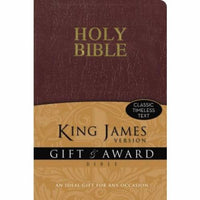 King James Version Gift Award Bible