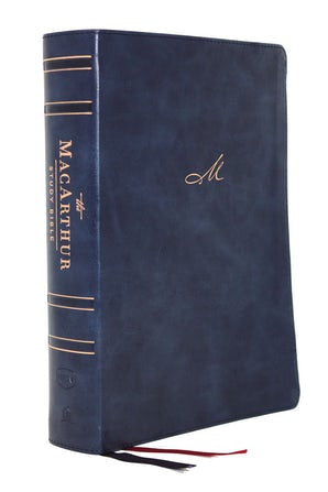 NKJV MacArthur Study Bible 2nd Edition Blue Imitation Leather